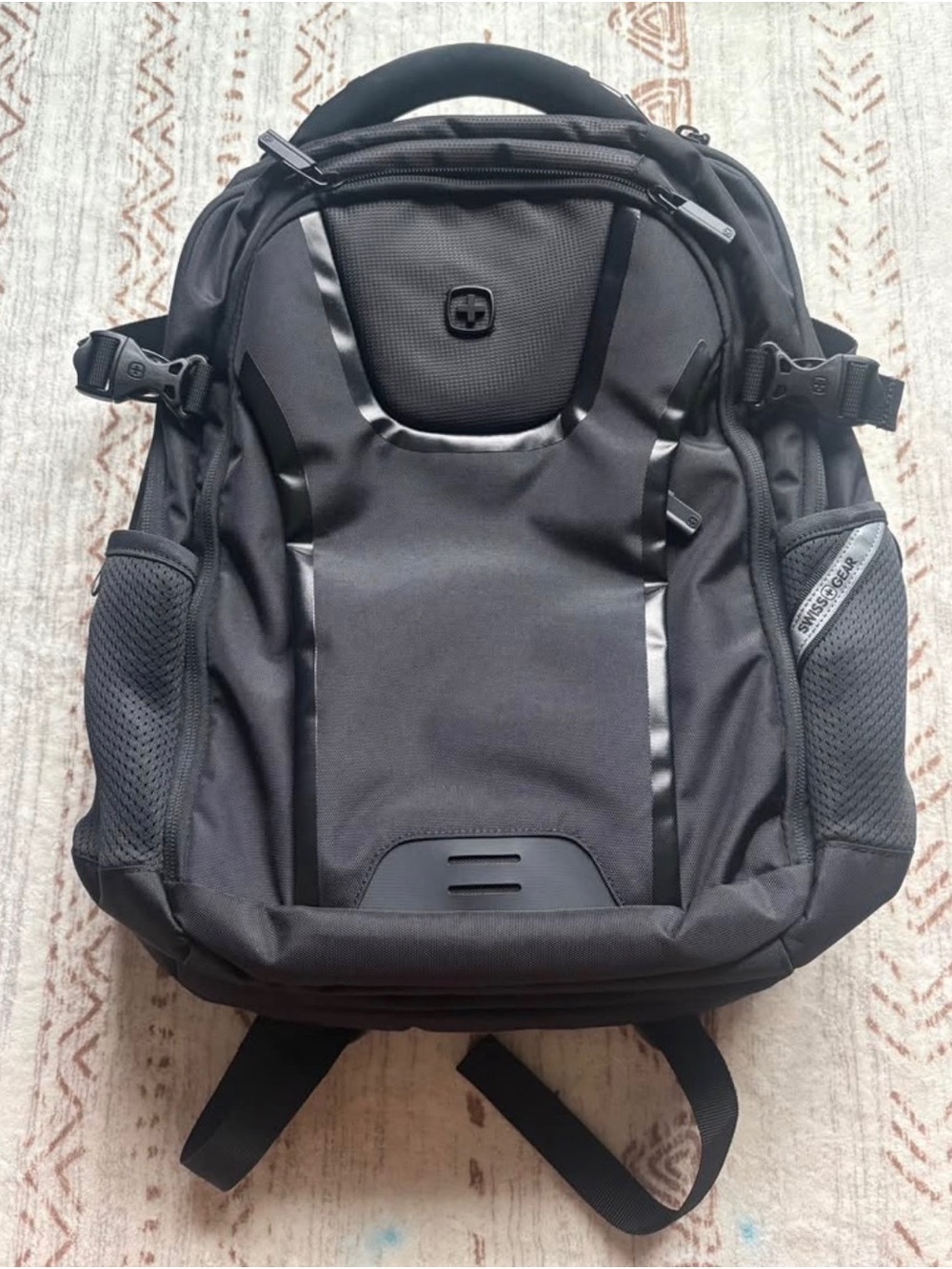 SwissGear Black and Gray Commuter Laptop Backpack